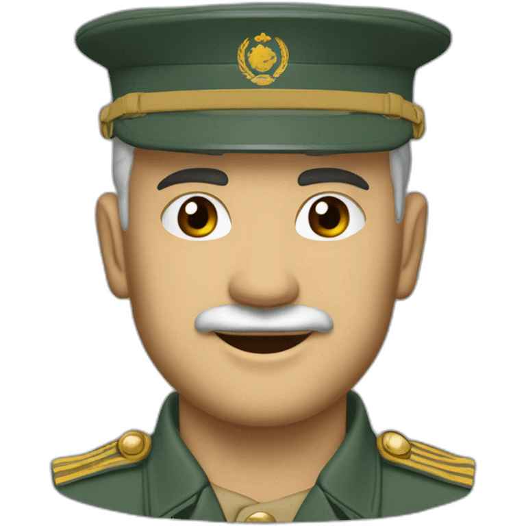 Un general des forces armées royales militaire (avec tenu beige et étoile marocain sur la casquette)(expl; General Ouarak) emoji