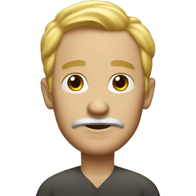 a man widower blond emoji