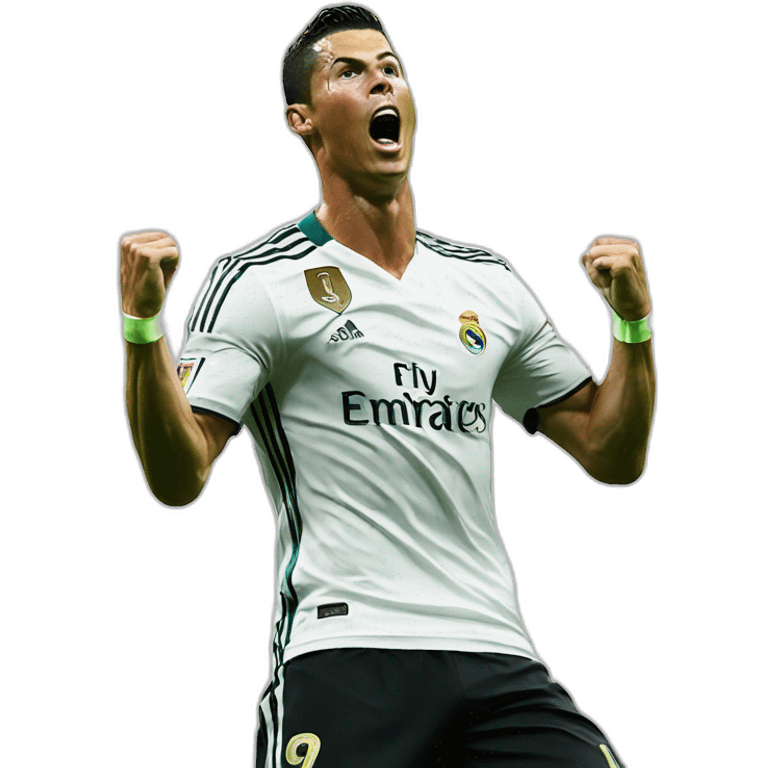 Cristiano ronaldo and his celebration emoji