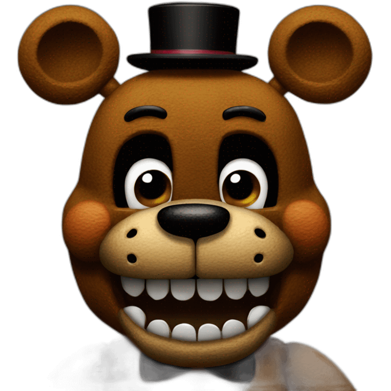 FNAF freddy fazbear flushed emoji