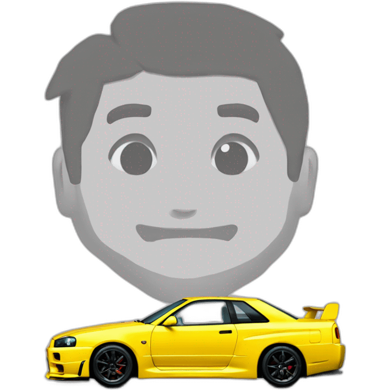 Nissan Skyline GTR R34 emoji