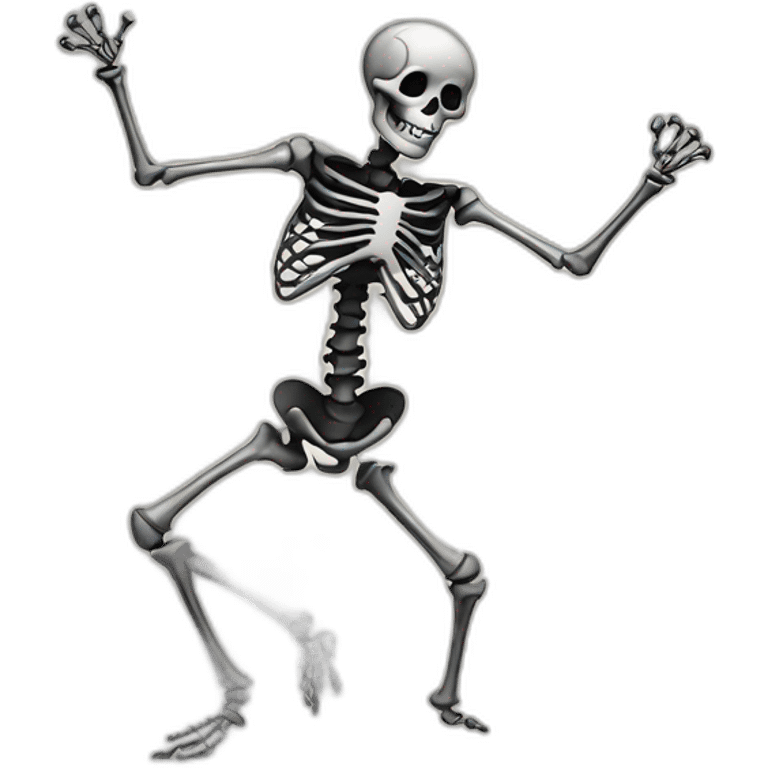 dancing skeleton emoji