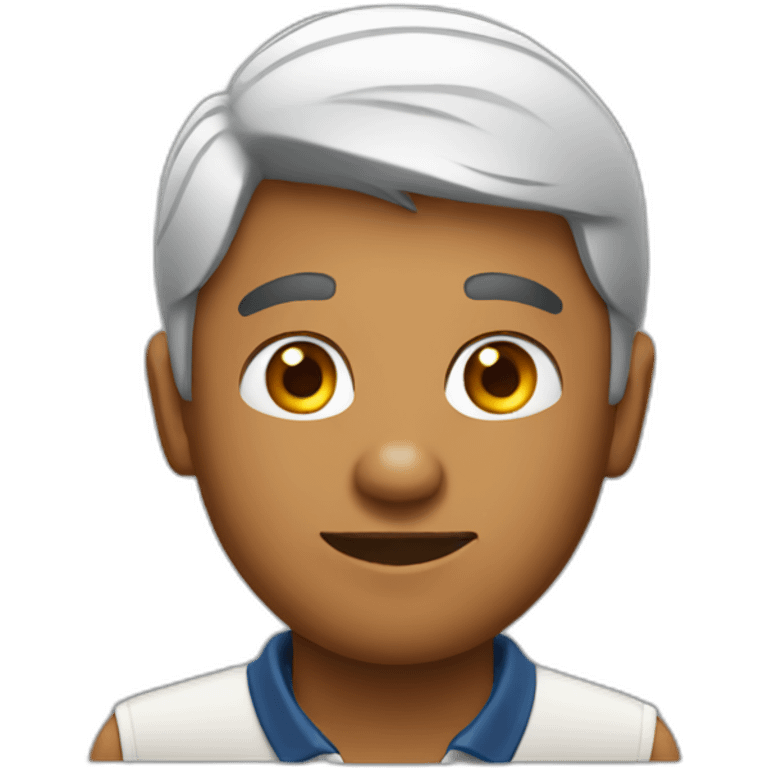 indian guy in a polo emoji