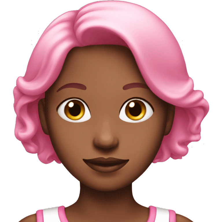 Pink clean girl emoji