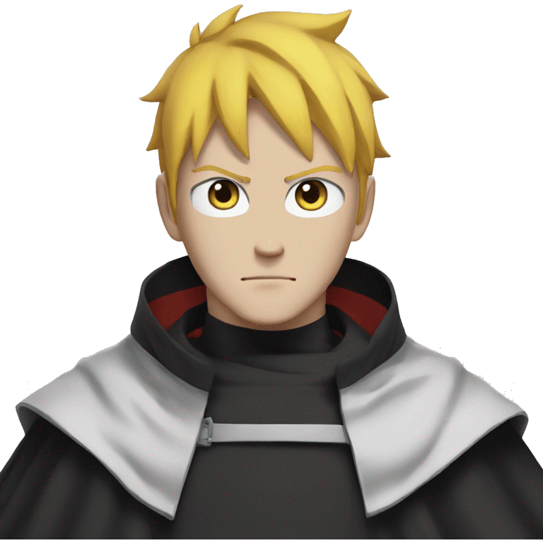 boruto uzumaki avec une cape emoji