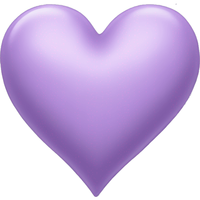 Lilac heart emoji