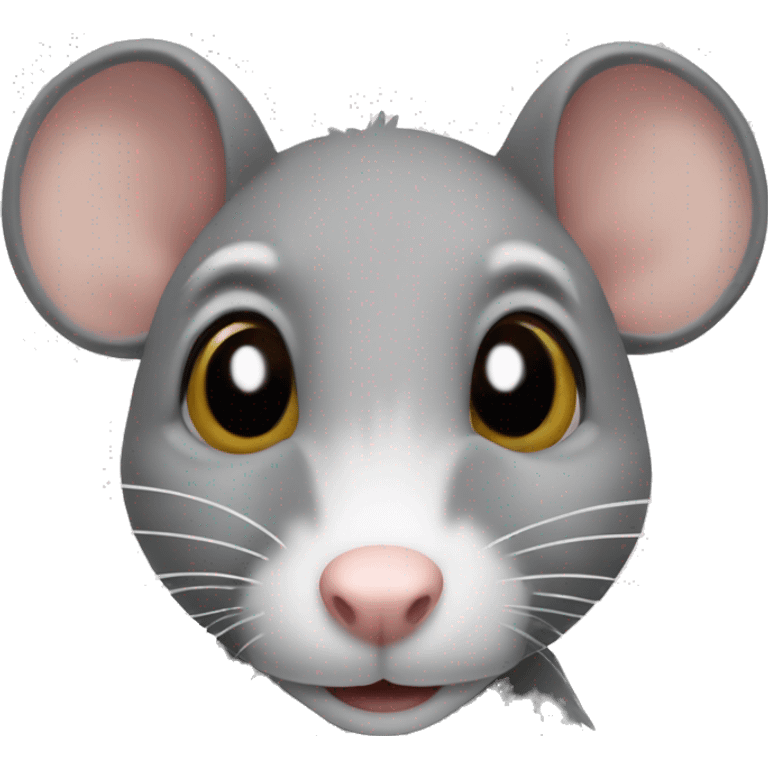 Grey little rat emoji