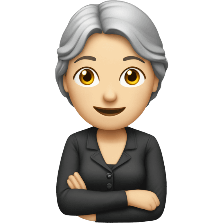 Frau weiß es nicht  emoji