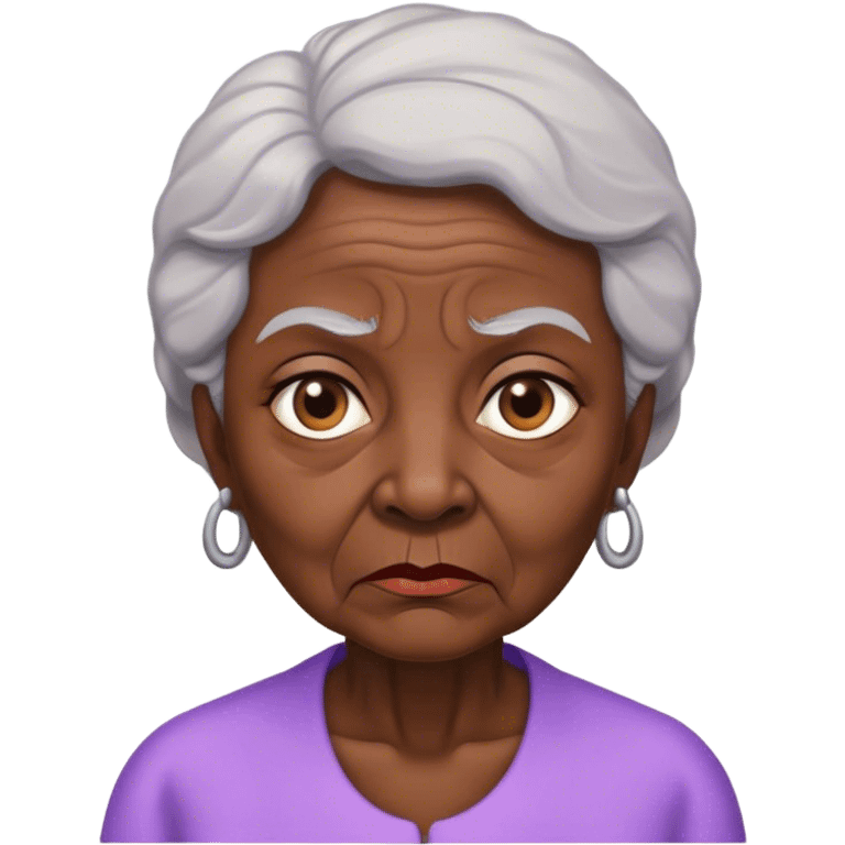 baddie old woman emoji