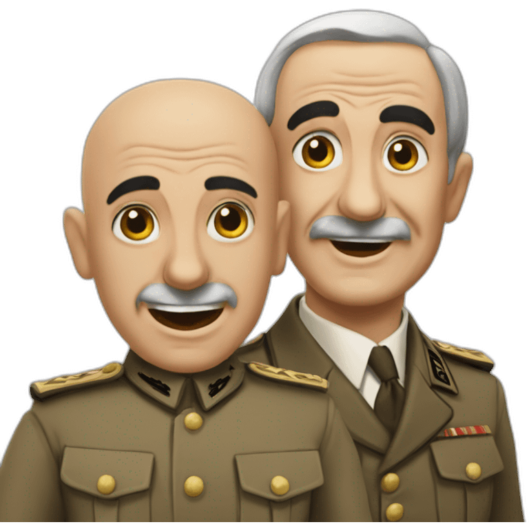 louis de funes en hitler qui rigole emoji