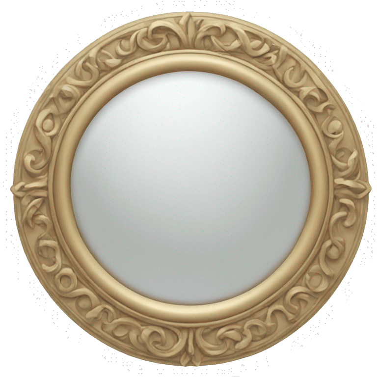 fancy circle mirror emoji