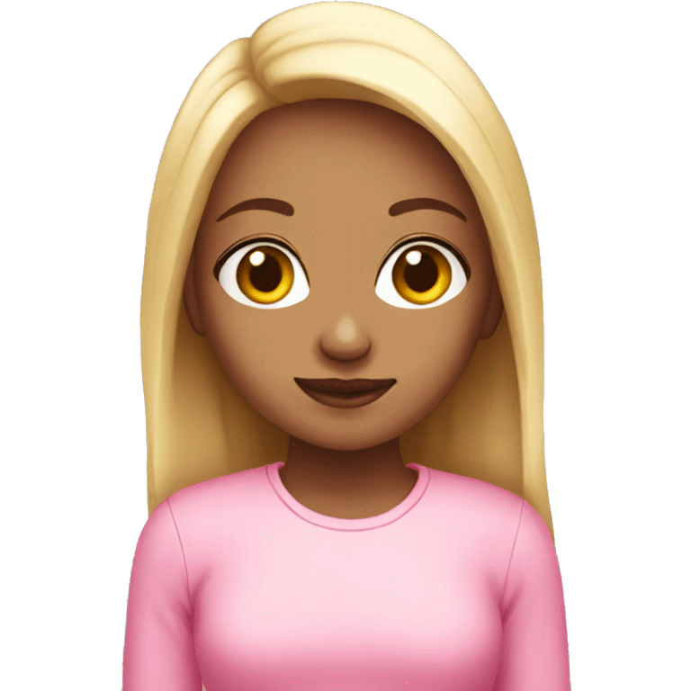 Girl pink emoji