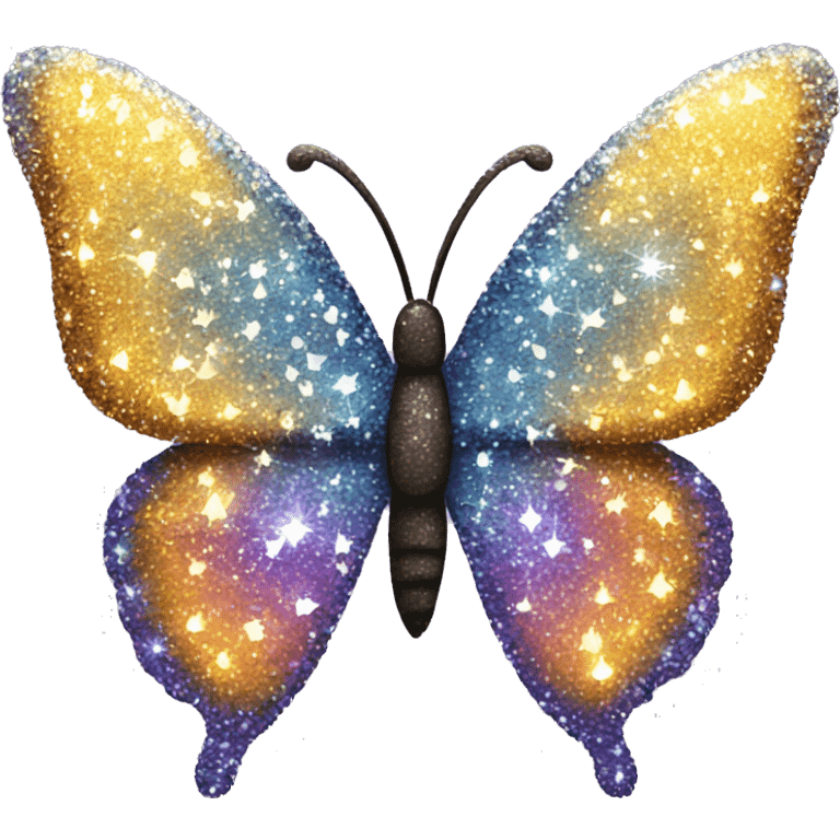 sparkly butterfly emoji