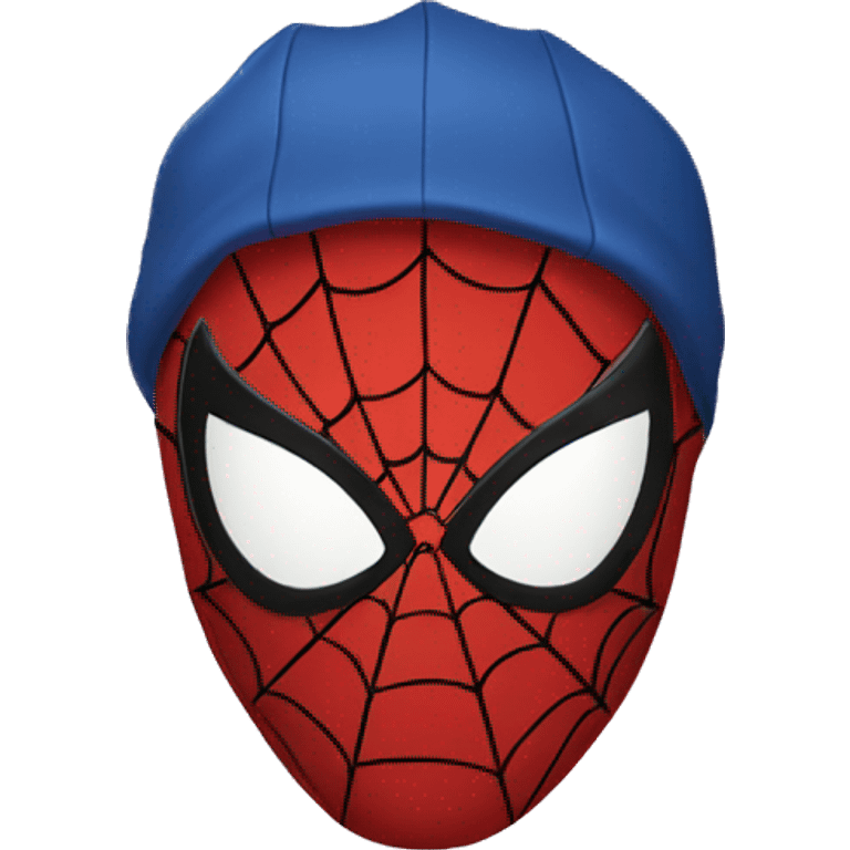 Spiderman mask emoji