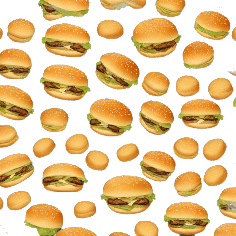 chicken burger emoji