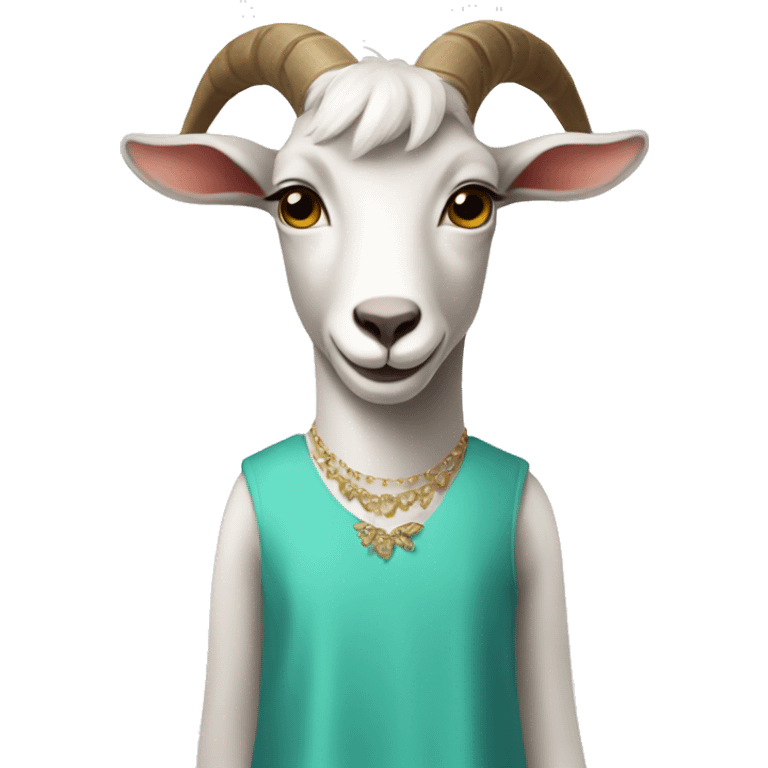 goat in dress emoji