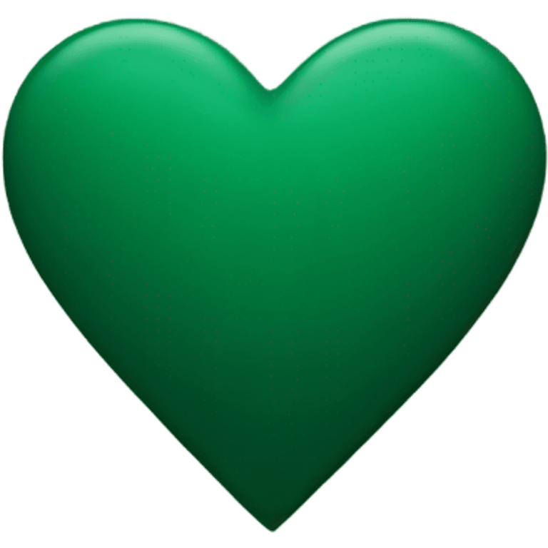 dark green heart emoji