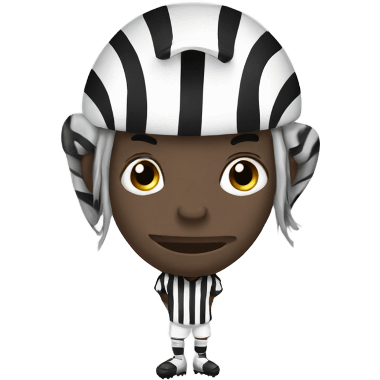 Football zebra emoji