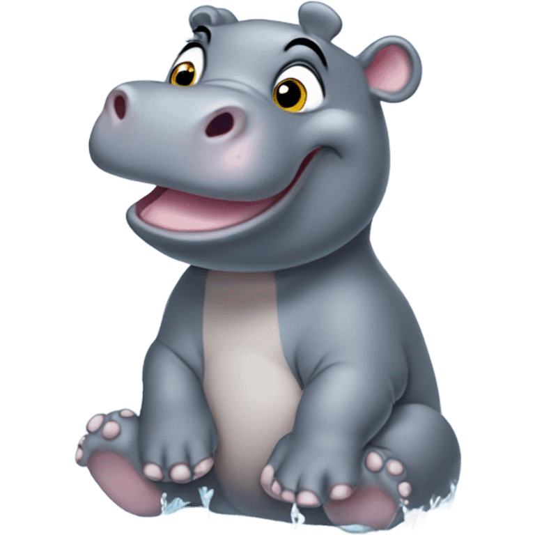 Baby hippo emoji