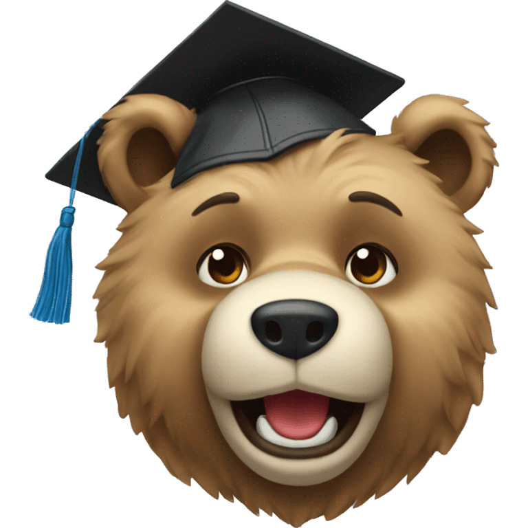 Graduation Bear emoji