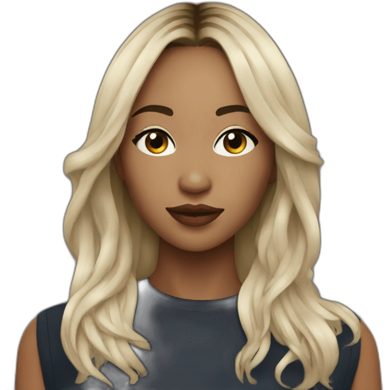 Aya Nakamura the french black girl singer emoji