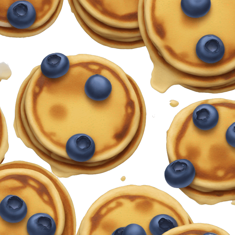 Blueberry pancakes  emoji