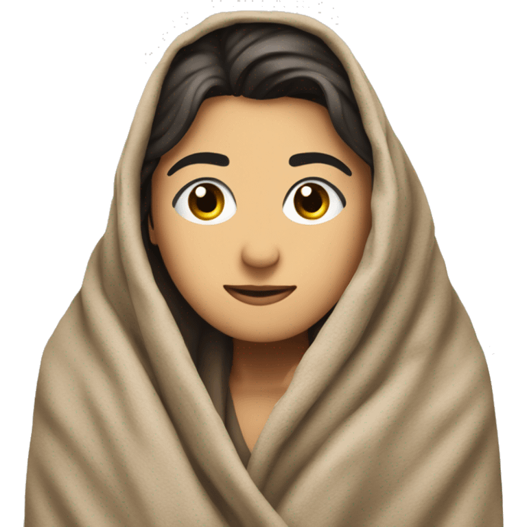 Hande ercel in a blanket emoji