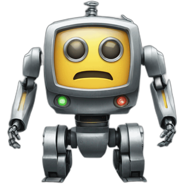 Robot Clock Warning !!! emoji