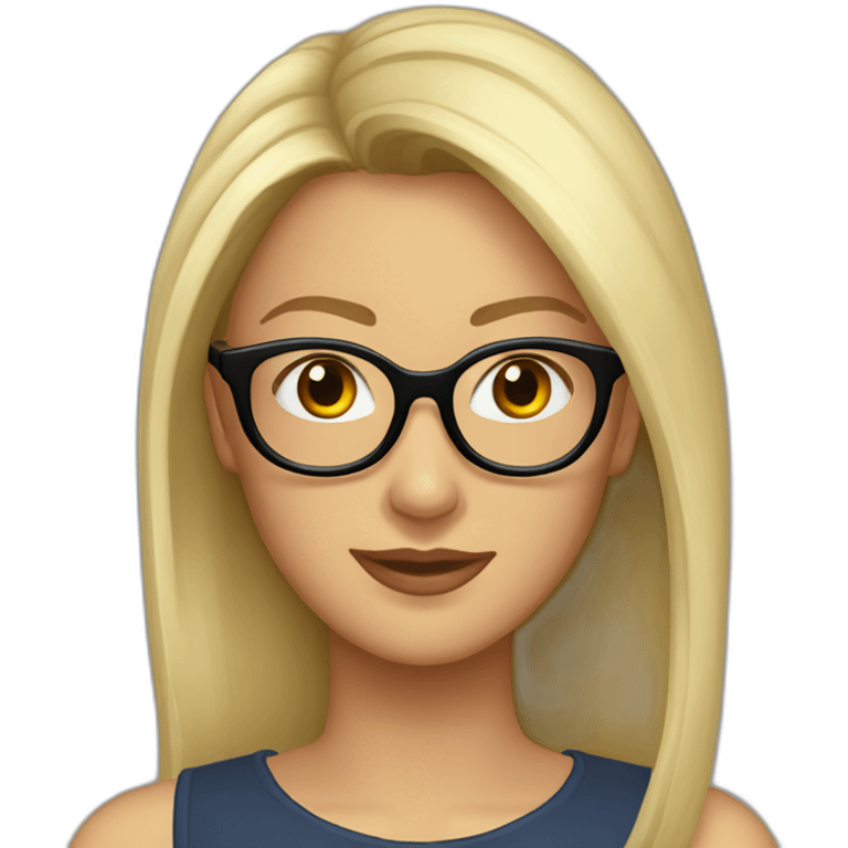 Jelena Riznic glasses emoji