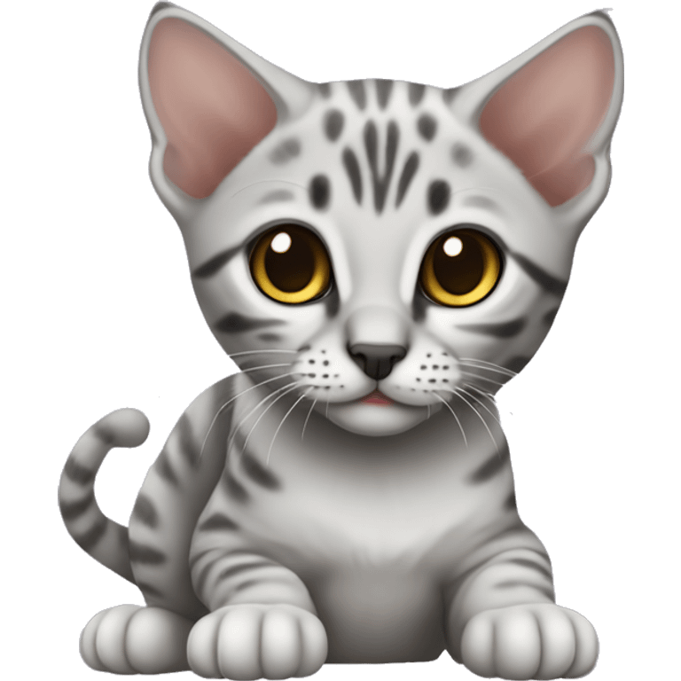 Egyptian mau kitten  emoji