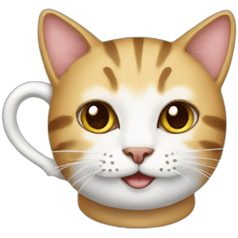 cat tea emoji