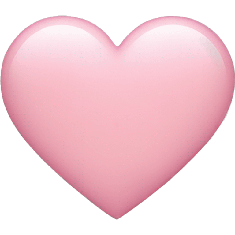 light pink heart emoji