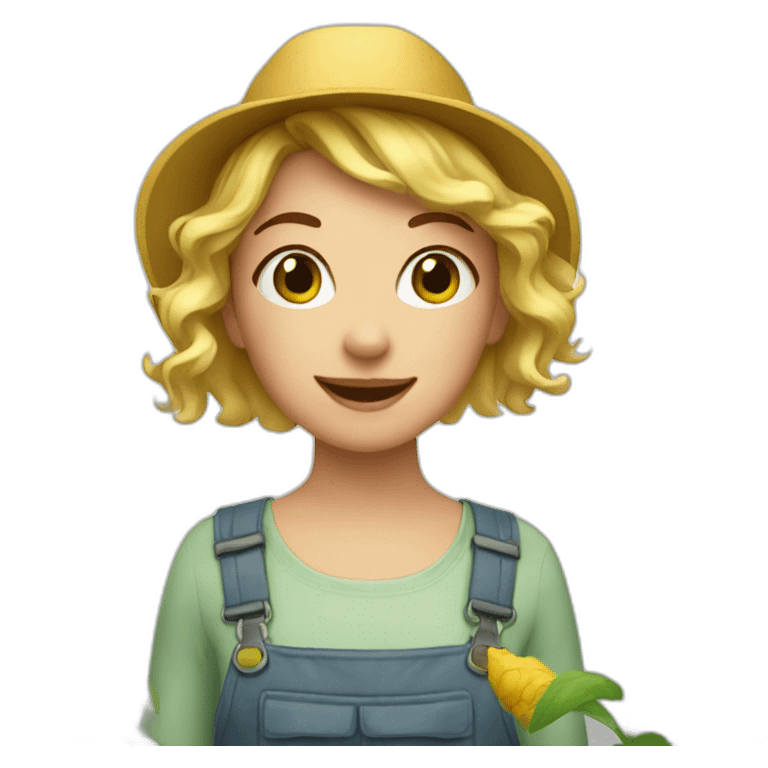 garden girl emoji