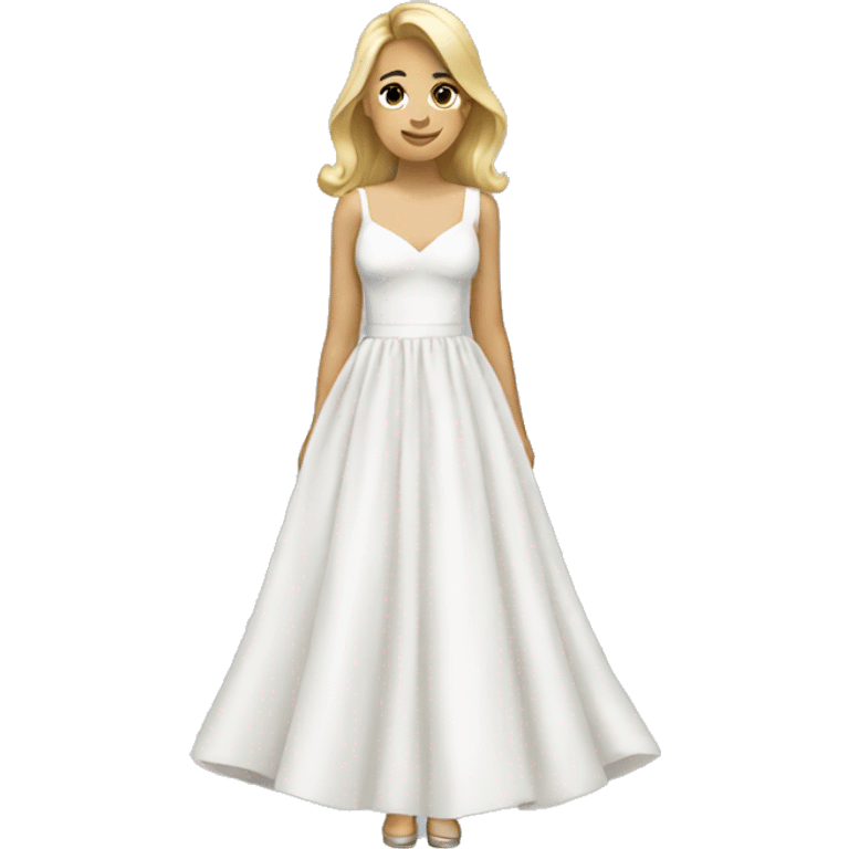 White dress emoji