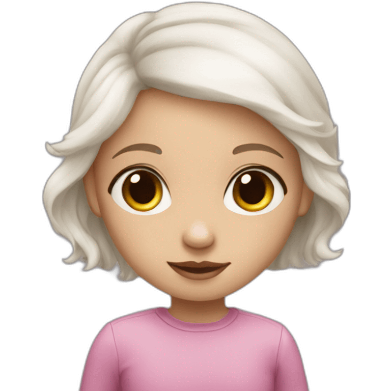 Little white niece emoji