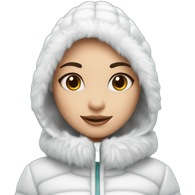 Snowbunny girl emoji