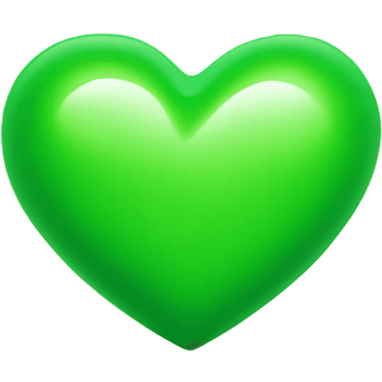 Green heart emoji