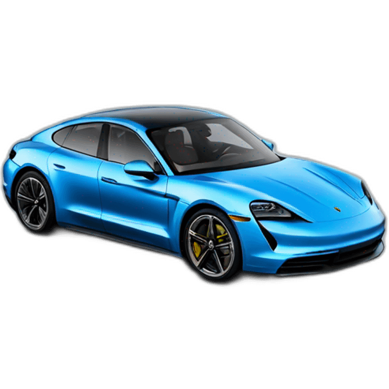 porsche taycan blue emoji