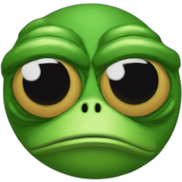 pepe the frog sad, one eye, cyclops emoji