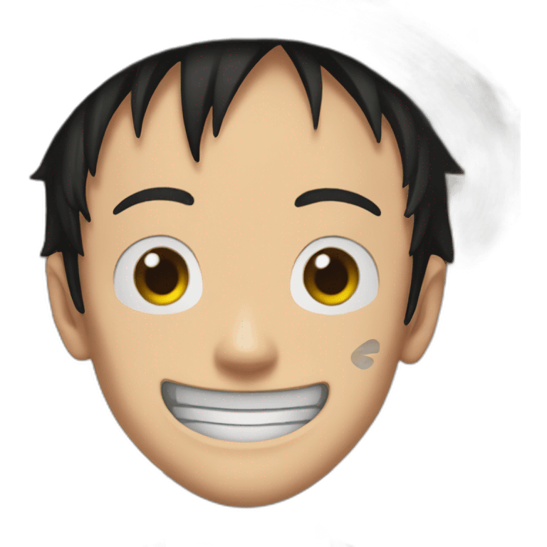 Luffy one piece live action emoji