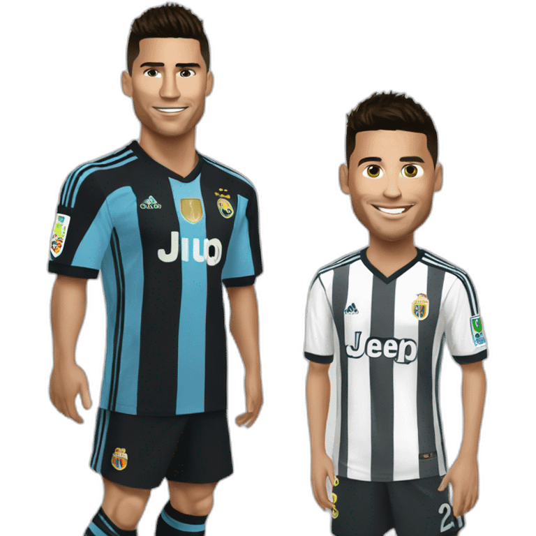 Ronaldo sur messi emoji