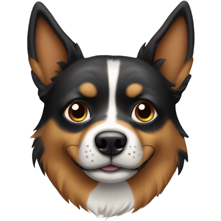 Dog with pointy ears emoji