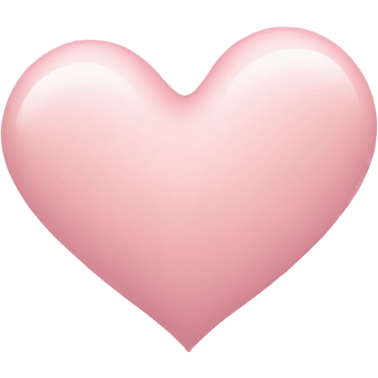 Light pink heart emoji