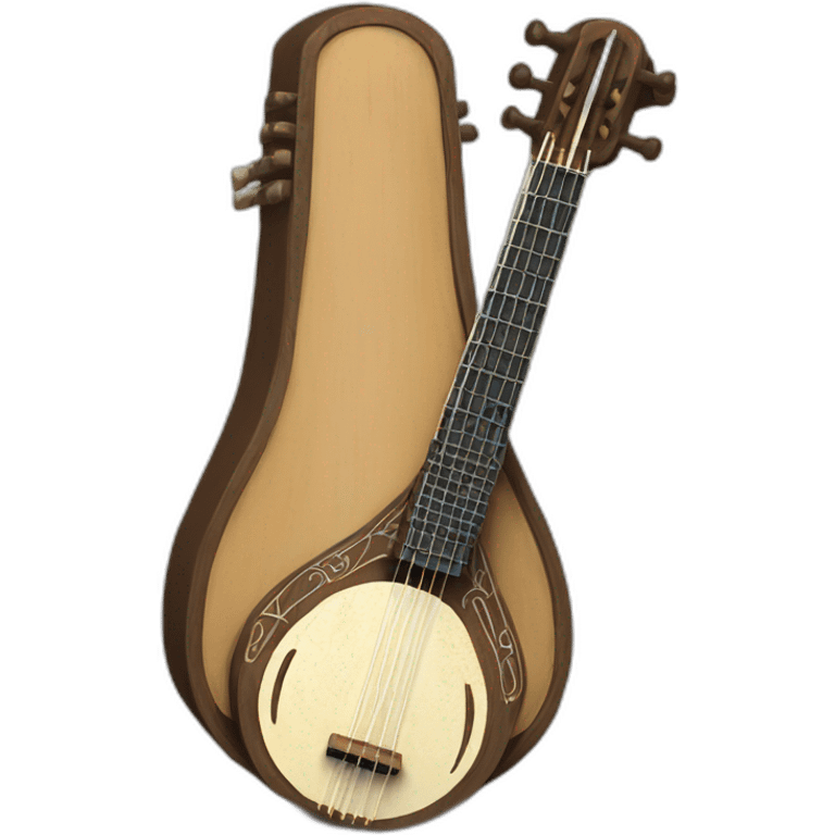 Erlandskian Terminian Mongolian String Instrument Ethnic emoji