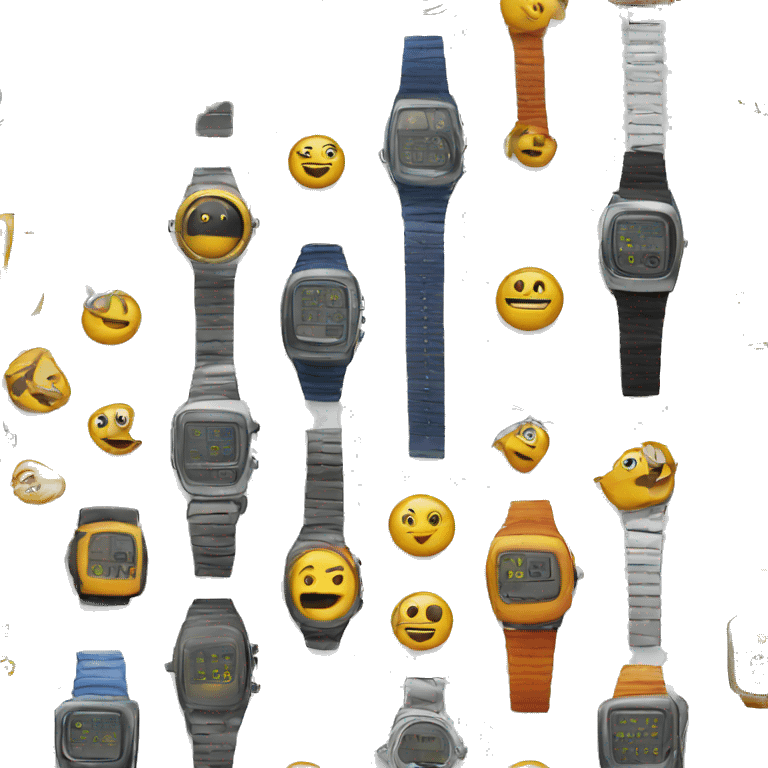 electronic watches emoji