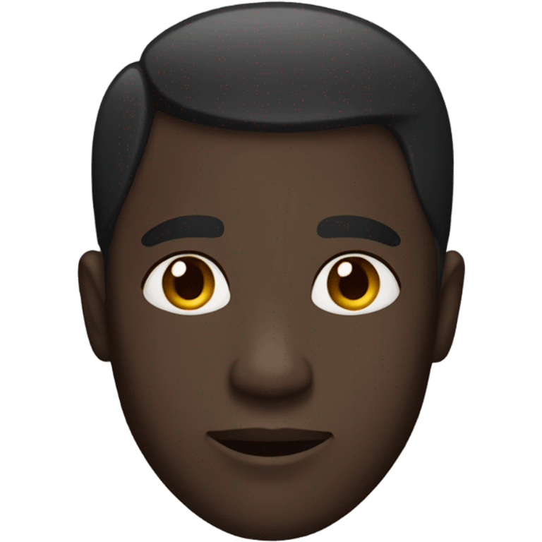 Black man emoji