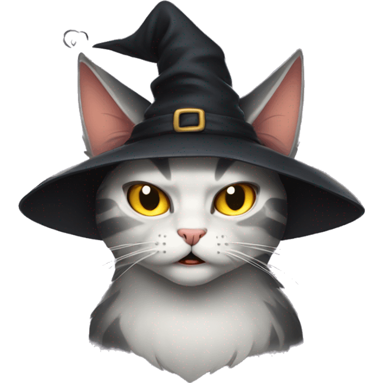 angry witch cat emoji