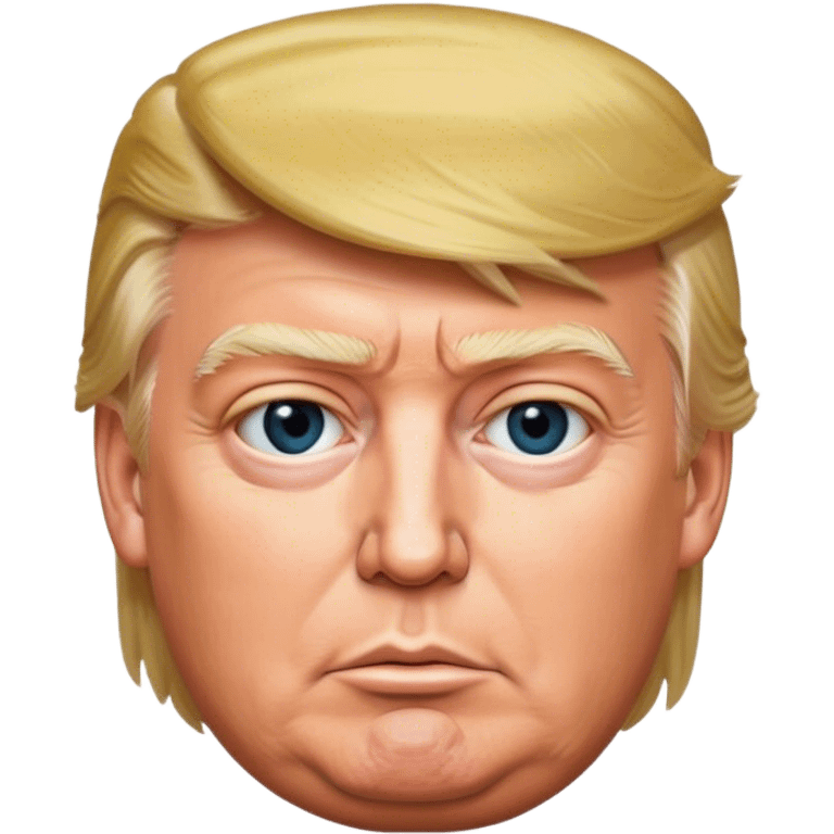 photorealistic Donald Trump emoji