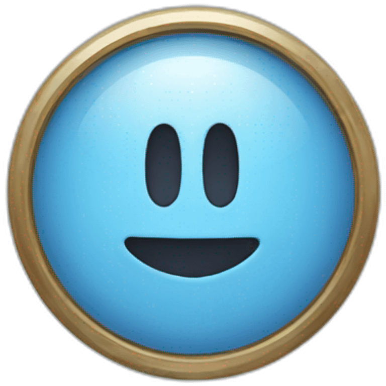 icon badge blue emoji