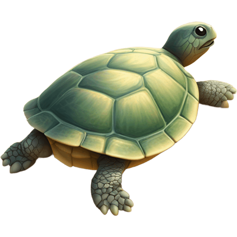 Turtle at the beach  emoji